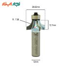 ابعاد و اندازه‌های تیغ بانکی اورفرز R4 شفت 12 تایدوی