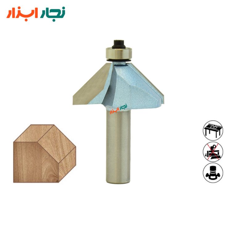 تیغ پخ لبه اورفرز شفت ۱۲ با بلبرینگ تایدوی TD_501221