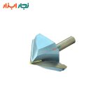 تیغ V شکل ۹۰ درجه عرض ۶۸ تایدوی نمای زاویه‌دار