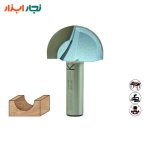 تیغ شیارزن انگشتی TD-201269 تایدوی شفت ۱۲ نمای روبه‌رو