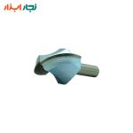 تیغ شیارزن انگشتی TD_201270 – شفت ۱۲، عرض 50/8 میلی‌متر، نمای زاویه‌دار، نشان دهنده طراحی دندان‌های انگشتی و شعاع R25.4