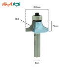 ابعاد و اندازه تیغ بانکی اورفرز R8 شفت 8 تایدوی