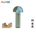 تیغ شیارزن انگشتی تایدوی TD-201268 — قطر 25.4mm، R12.7، شفت 12mm